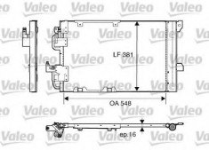 Condensator, climatizare OPEL ASTRA G limuzina 2.0 DTI 16V - VALEO 817505 foto