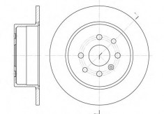 Disc frana OPEL VECTRA B hatchback 1.6 i - ROADHOUSE 6454.00 foto