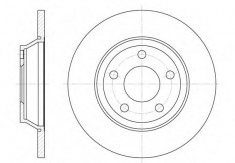 Disc frana AUDI A4 limuzina 1.6 - ROADHOUSE 6472.00 foto