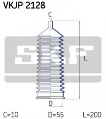 Ansamblu burduf, directie FORD SIERRA hatchback 2.0 - SKF VKJP 2128 foto