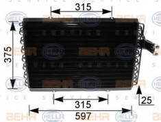 Condensator, climatizare RENAULT ESPACE Mk II 2.1 TD - HELLA 8FC 351 036-051 foto