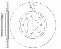 Disc frana OPEL CORSA D 1.4 - ROADHOUSE 6981.10 foto