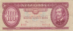 UNGARIA 100 forint 1984 VF!!! foto