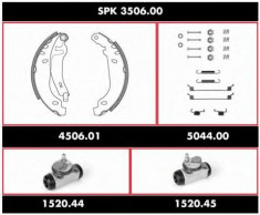 Set frana, frana tambur CITROEN ZX 1.9 D - ROADHOUSE SPK 3506.00 foto