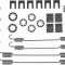 Set accesorii, sabot de frana CITROEN ZX 1.4 i - FERODO FBA44