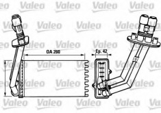 Schimbator caldura, incalzire habitaclu RENAULT LAGUNA I I 1.8 16V - VALEO 812048 foto