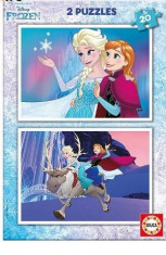 Puzzle Frozen 2 X 20 Piese foto