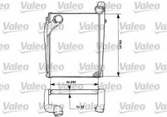 Intercooler, compresor MERCEDES-BENZ NG 3028 K - VALEO 816786 foto