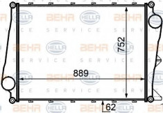 Intercooler, compresor VOLVO FH 12 FH 12/340 - HELLA 8ML 376 727-551 foto