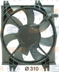 ventilator,aer conditionat HYUNDAI EXCEL II 1.3 - HELLA 8EW 351 034-531 foto