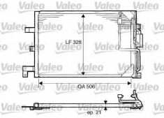 Condensator, climatizare SAAB 900 Mk II Cabriolet 2.0 i - VALEO 817507 foto