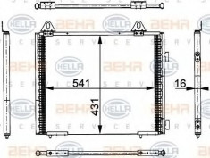 Condensator, climatizare LAND ROVER FREELANDER 1.8 i 16V 4x4 - HELLA 8FC 351 317-741 foto