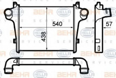 Intercooler, compresor IVECO EuroCargo 100 E 18, 100 E 18 P - HELLA 8ML 376 792-021 foto