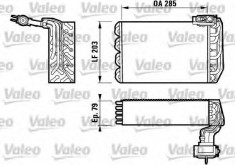 evaporator,aer conditionat PEUGEOT 406 limuzina 1.9 TD - VALEO 817095 foto