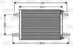 Condensator, climatizare SCANIA 4 - series 124 G/360 - VALEO 818045 foto