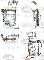 Element de reglare, clapeta carburator SEAT IBIZA V 1.2 - BEHR HELLA SERVICE 6NW 351 344-031 foto