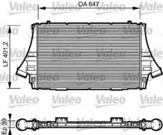 Intercooler, compresor SAAB 9-3 combi 2.8 Turbo V6 - VALEO 817998 foto