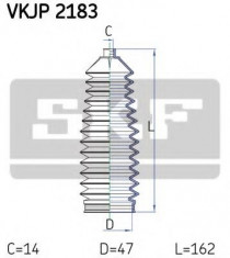 Ansamblu burduf, directie MINI MINI One - SKF VKJP 2183 foto