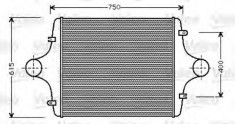 Intercooler, compresor MAN F 90 41.362 VF - VALEO 818744 foto