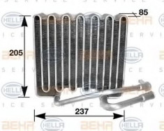 evaporator,aer conditionat JEEP GRAND CHEROKEE 4.0 i 4x4 - HELLA 8FV 351 210-411 foto