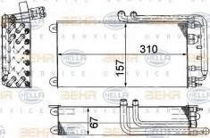 evaporator,aer conditionat PORSCHE 911 Cabriolet 3.6 Carrera 4 - HELLA 8FV 351 210-791 foto