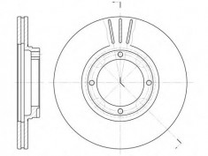 Disc frana HYUNDAI EXCEL I 1.3 - ROADHOUSE 6374.10 foto