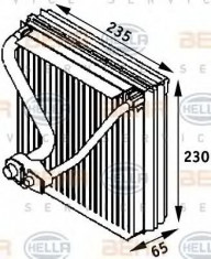 evaporator,aer conditionat AUDI A2 1.4 TDI - HELLA 8FV 351 211-571 foto