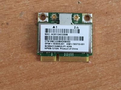 Wireless Hp Pavilion dv6-6000 ( A123 ; a127) foto