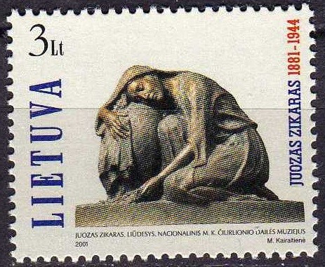 Lituania 2001 - cat.nr.671 neuzat,perfecta stare