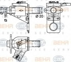 Supapa control, agent frigorific VOLVO FL 7 FL 7/230 - BEHR HELLA SERVICE 9XL 351 328-181 foto