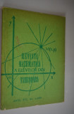 Revista de matematica a elevilor din Timisoara - nr. 1 - 1985