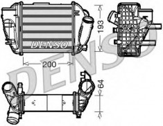 Intercooler, compresor AUDI A4 2.5 TDI quattro - DENSO DIT02005 foto