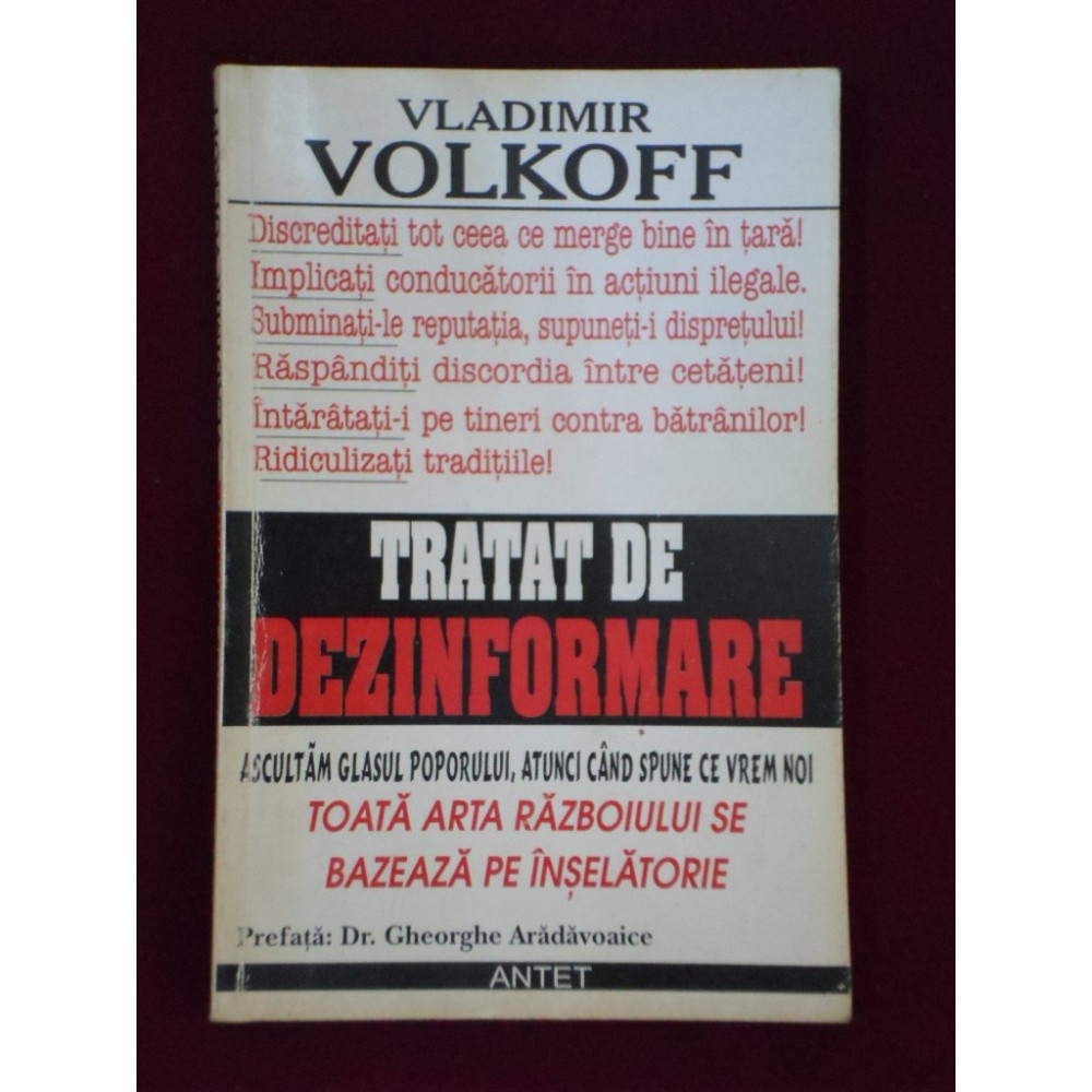 vladimir volkoff tratat de dezinformare