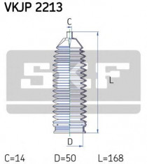 Ansamblu burduf, directie NISSAN X-TRAIL 2.0 dCi FWD - SKF VKJP 2213 foto