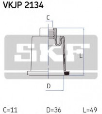 Ansamblu burduf, directie CITROEN XM 2.1 TD 12V - SKF VKJP 2134 foto