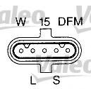 Generator / Alternator MERCEDES-BENZ ATEGO 715,715 L - VALEO 434030 foto