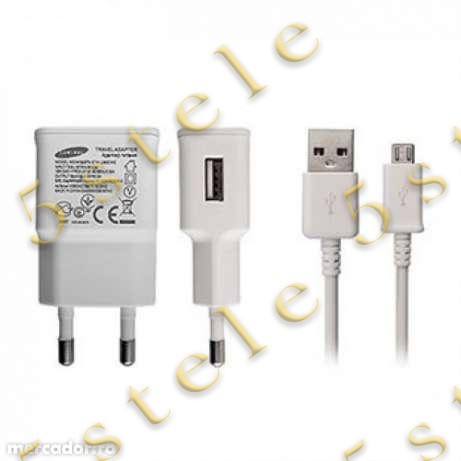 Incarcator MicroUSB 2A (3IN1) Adaptor Retea si Auto+Cablu Alb