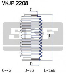 Ansamblu burduf, directie OPEL KADETT D 1.2 - SKF VKJP 2208 foto