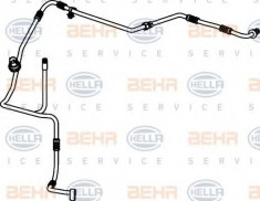 conducta inalta presiune,aer conditionat FORD MONDEO Mk II 1.6 i - BEHR HELLA SERVICE 9GS 351 337-101 foto