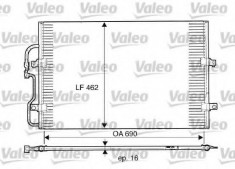 Condensator, climatizare CITROEN DISPATCH 2.0 HDi 110 - VALEO 816852 foto