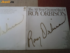 Roy orbison the all time greatest hits best of 2 lp dublu disc vinyl muzica rock foto