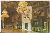Bnk cp Sinaia - Interior din Muzeul Peles - necirculata, Printata