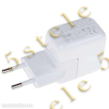 Adaptor priza Apple iPhone A1402 (5W - 1000 mAh) Alb Original foto