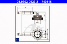 Stut aerisire - ATE 03.9302-0923.2 foto