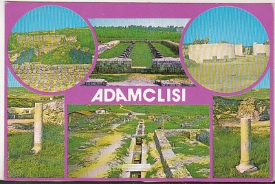 bnk cp Adamclisi - Vestigii ale cetatii Tropaeum Traiani - necirculata foto