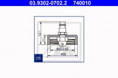 Stut aerisire - ATE 03.9302-0702.2 foto