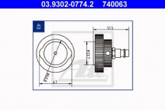 Stut aerisire - ATE 03.9302-0774.2 foto