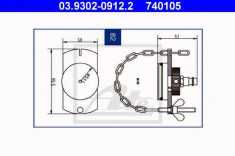 Stut aerisire - ATE 03.9302-0912.2 foto