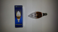 Bec LED LUMANARE iluminat 220v/ E14 foto