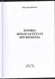 TESU SOLOMOVICI - ISTORIA HOLOCAUSTULUI DIN ROMANIA (CU DEDICATIE SI AUTOGRAF)